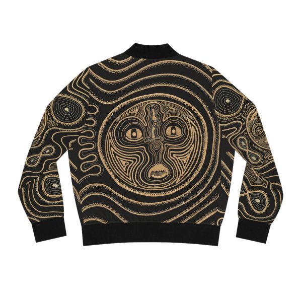 Ascension Teachings Spiritual Art Bomber Jacket | Energetic Consciousness Design