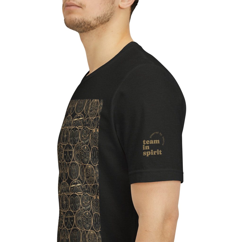 Conscious Wear - Team in Spirit Tee 2 - Spirtual art, Energetic artwork, Awaken human, Conscious Teachings, Ascension Teachings