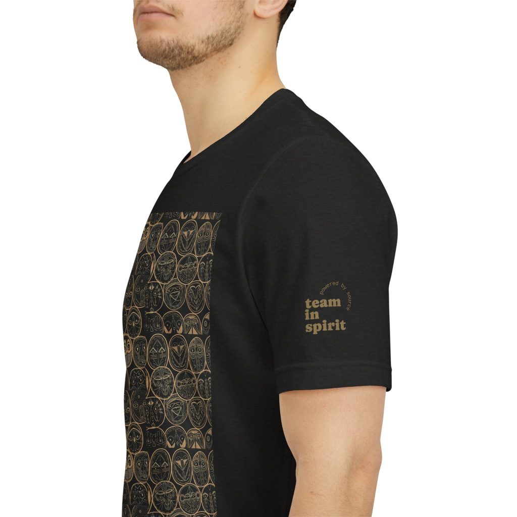 Conscious Wear - Team in Spirit Tee 3 - Spirtual art, Energetic artwork, Awaken human, Conscious Teachings, Ascension Teachings