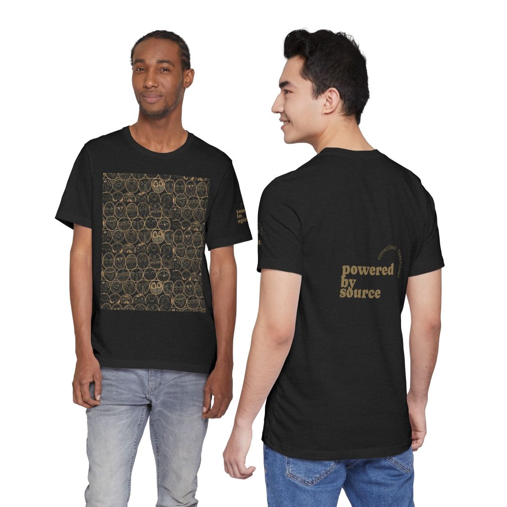Conscious Wear - Team in Spirit Tee 3 - Spirtual art, Energetic artwork, Awaken human, Conscious Teachings, Ascension Teachings
