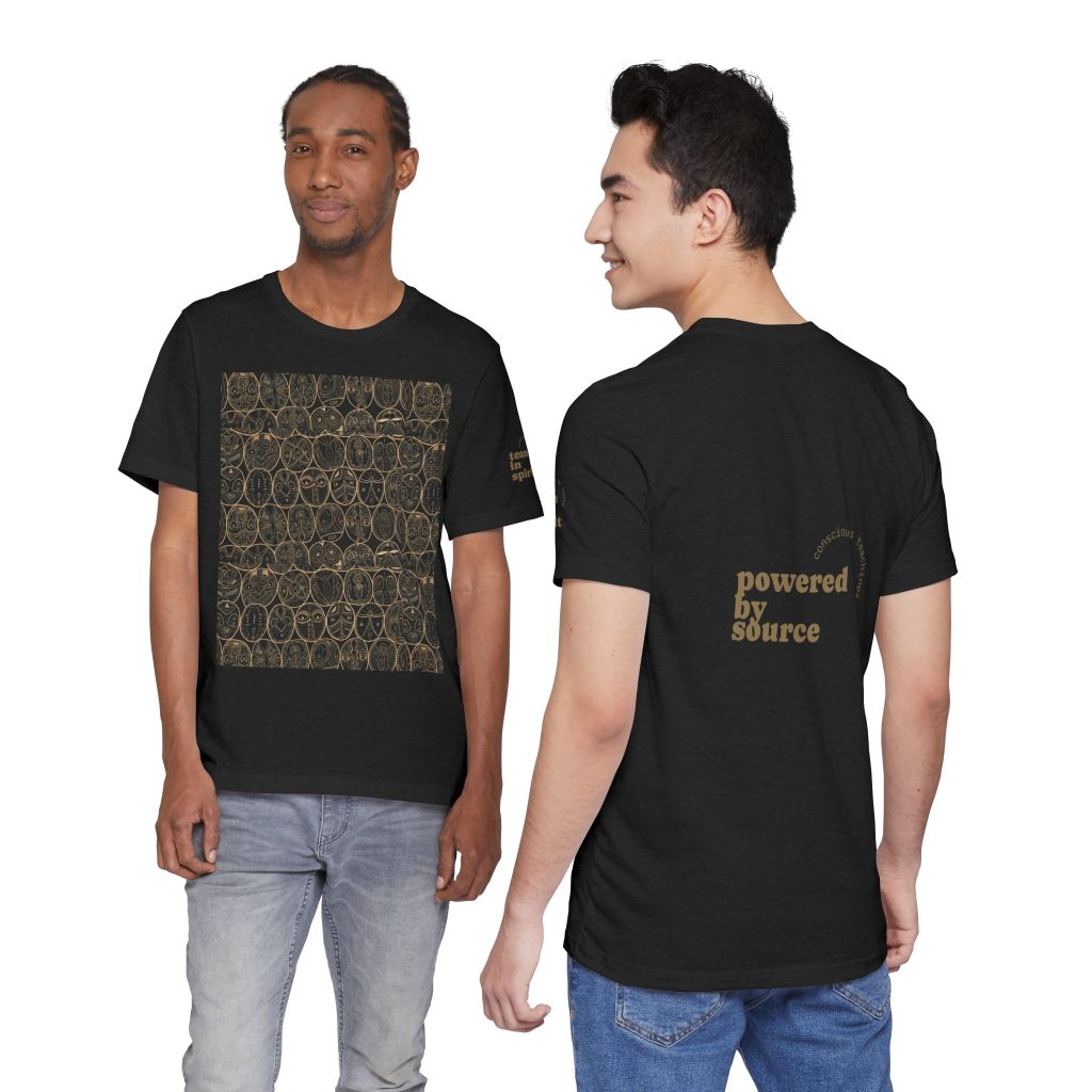 Conscious Wear - Team in Spirit Tee 2 - Spirtual art, Energetic artwork, Awaken human, Conscious Teachings, Ascension Teachings