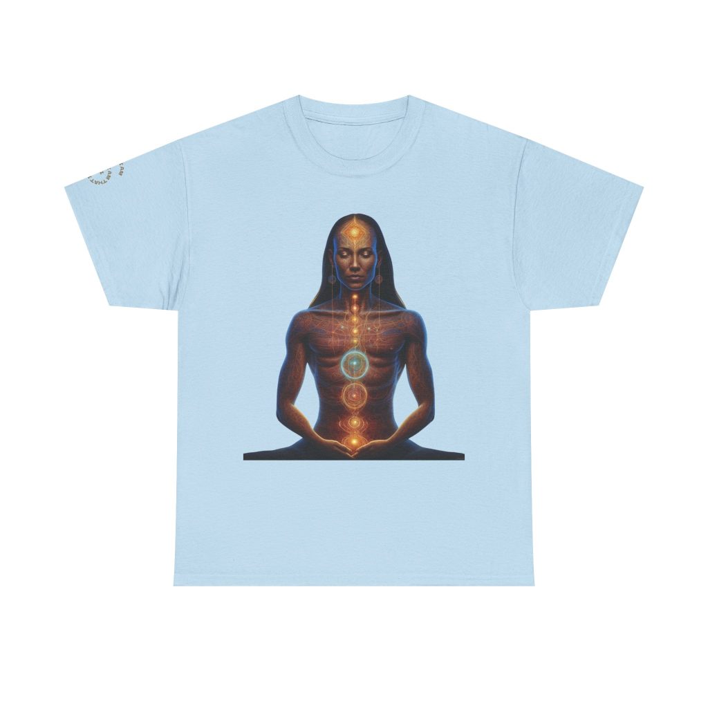 Duality & Awakening - Chakra Alignment + Cosmic Trinity | Spiritual Psychedelic T-Shirt
