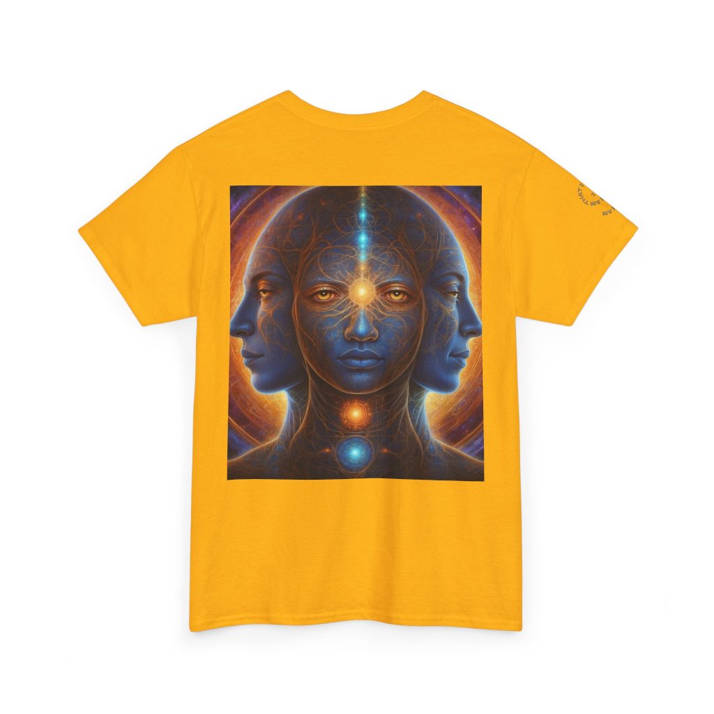 Duality & Awakening - Chakra Alignment + Cosmic Trinity | Spiritual Psychedelic T-Shirt