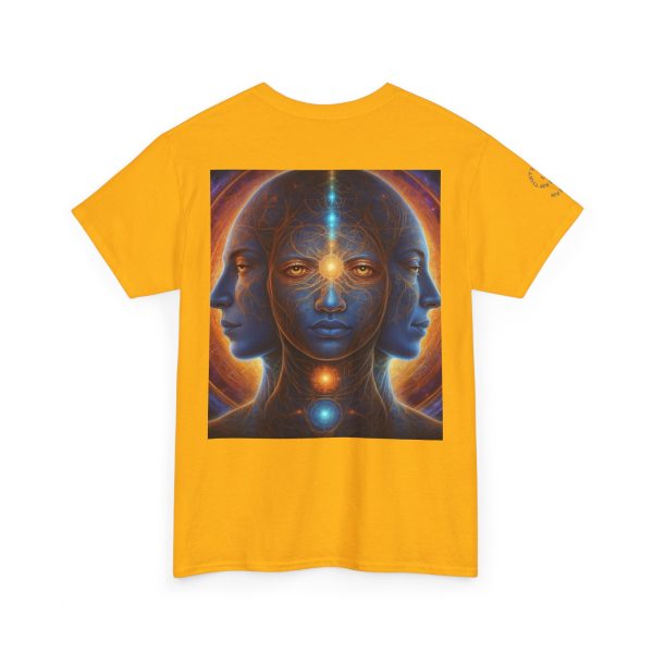 Duality & Awakening - Chakra Alignment + Cosmic Trinity | Spiritual Psychedelic T-Shirt