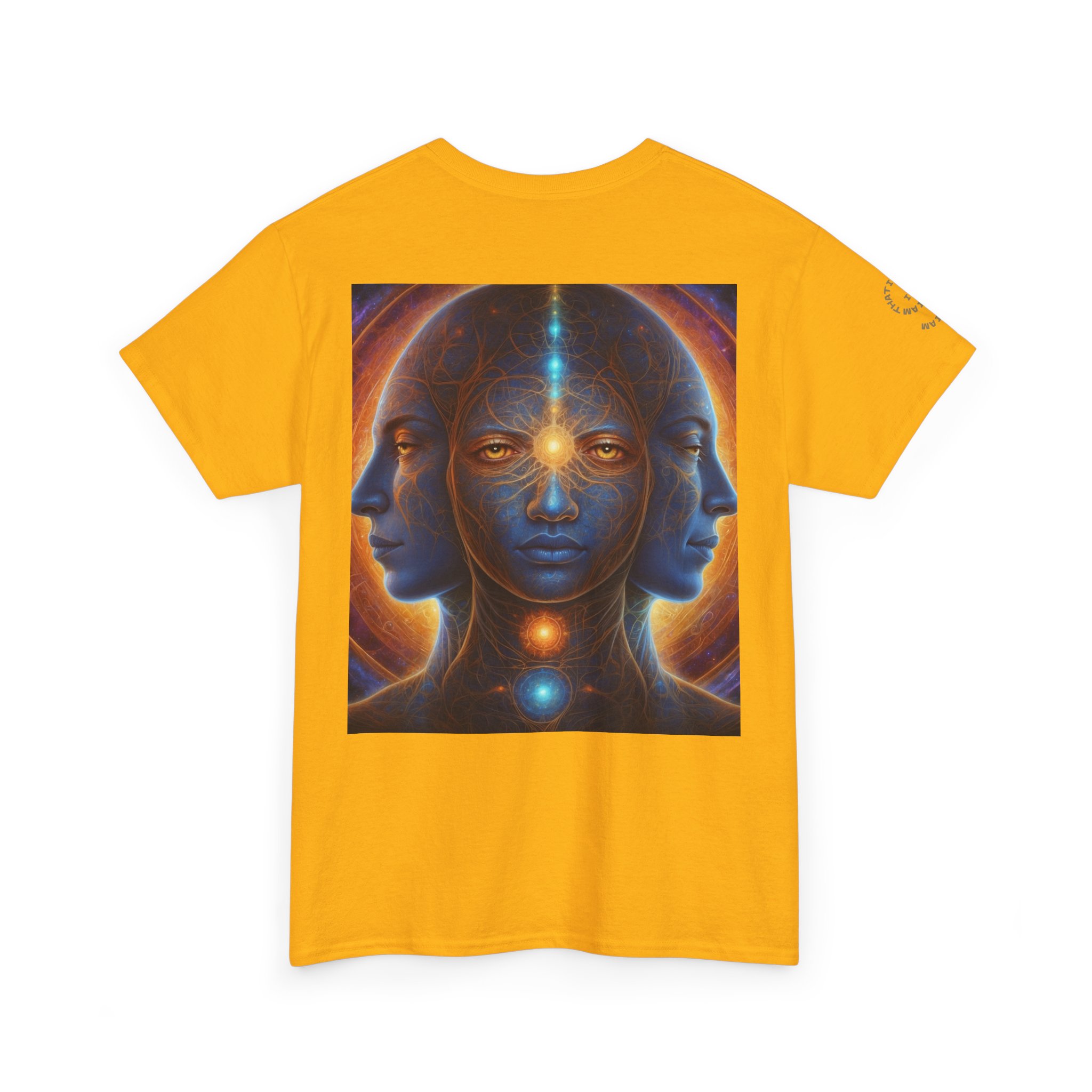 Duality & Awakening - Chakra Alignment + Cosmic Trinity | Spiritual Psychedelic T-Shirt - Image 12
