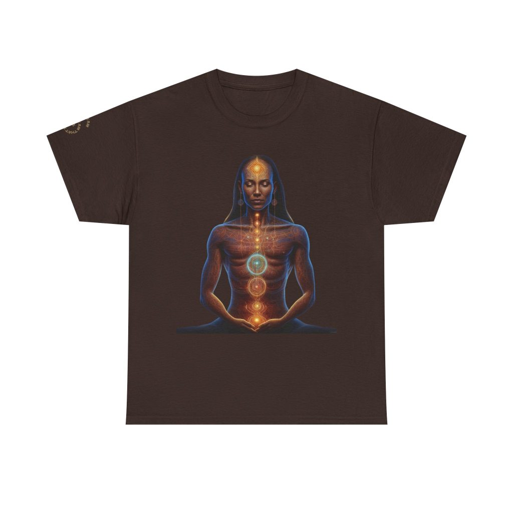 Duality & Awakening - Chakra Alignment + Cosmic Trinity | Spiritual Psychedelic T-Shirt