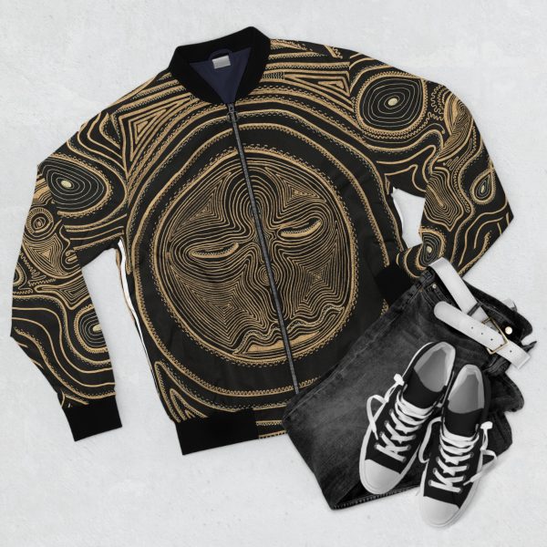 Conscious Wear - Energetic Men's Bomber Jacket, Spiritual wear