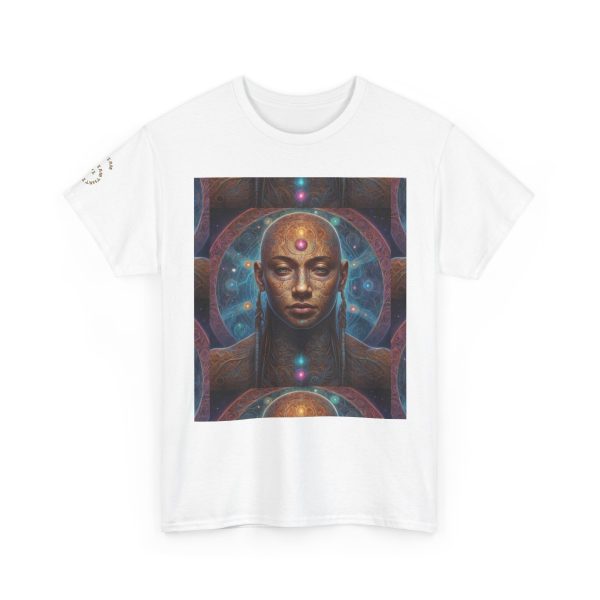 Sacred Inner Vision - Third Eye Awakening Cosmic Soul | Spiritual Psychedelic Art Unisex Heavy Cotton Tee
