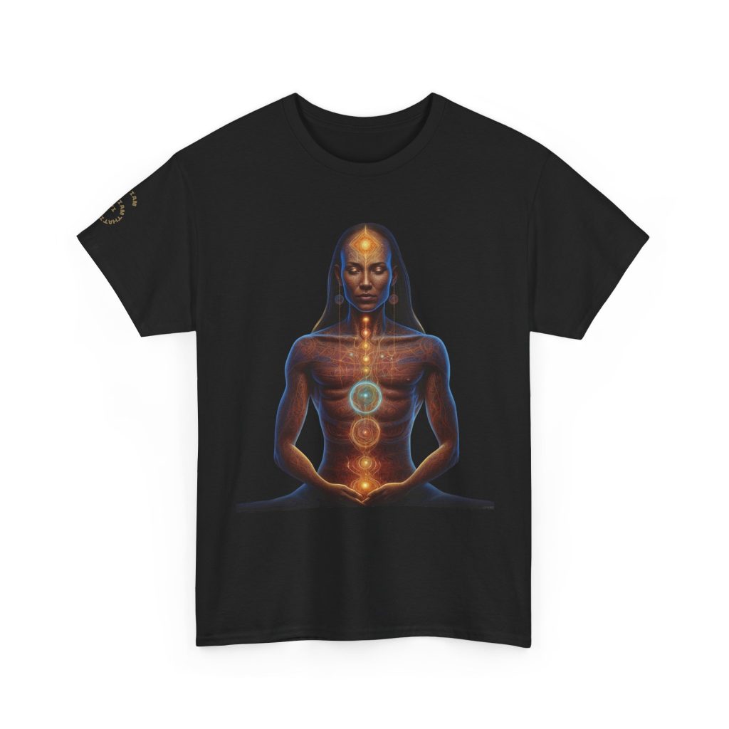 Duality & Awakening - Chakra Alignment + Cosmic Trinity | Spiritual Psychedelic T-Shirt