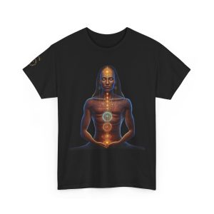 Duality & Awakening - Chakra Alignment + Cosmic Trinity | Spiritual Psychedelic T-Shirt - Image 7
