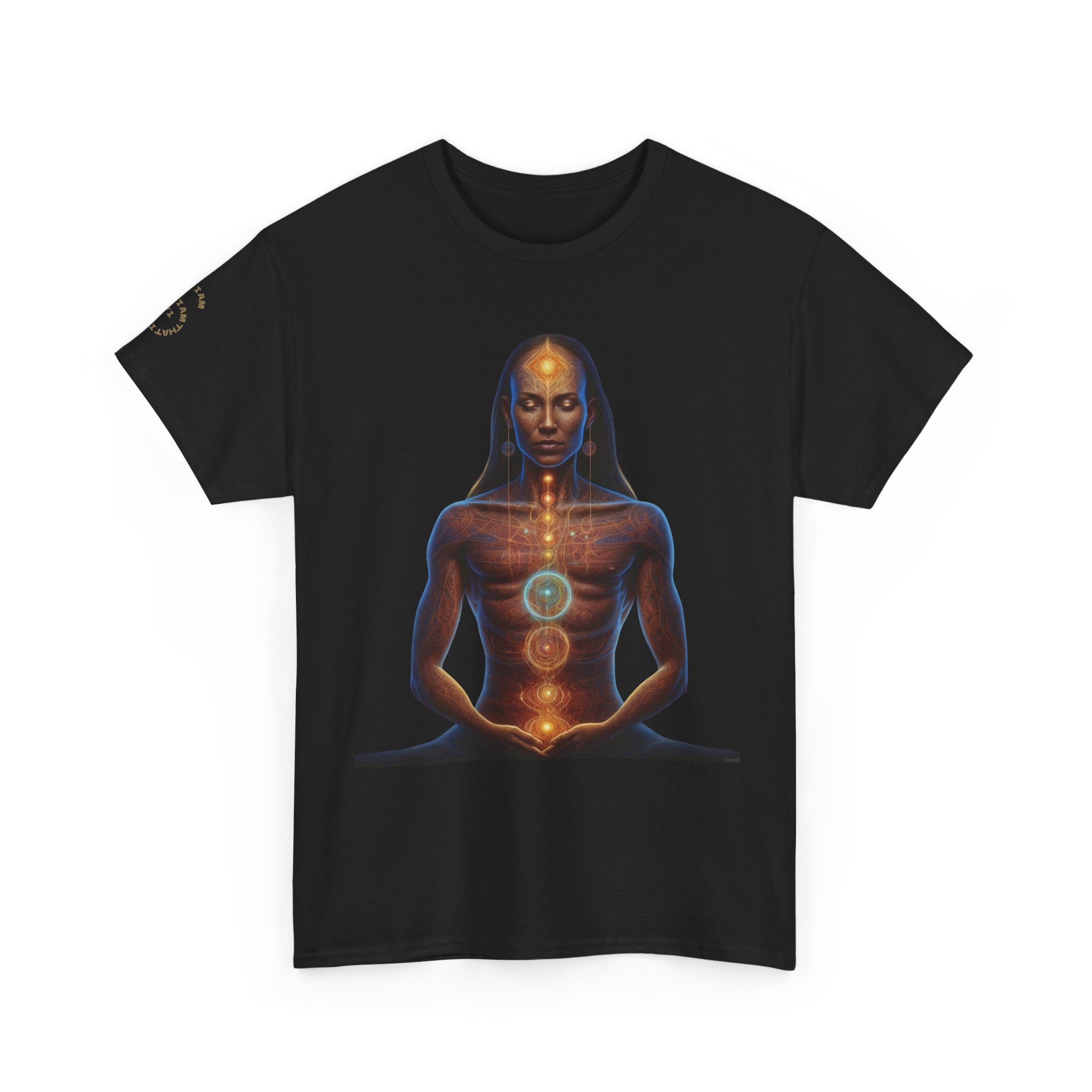 Duality & Awakening - Chakra Alignment + Cosmic Trinity | Spiritual Psychedelic T-Shirt - Image 7