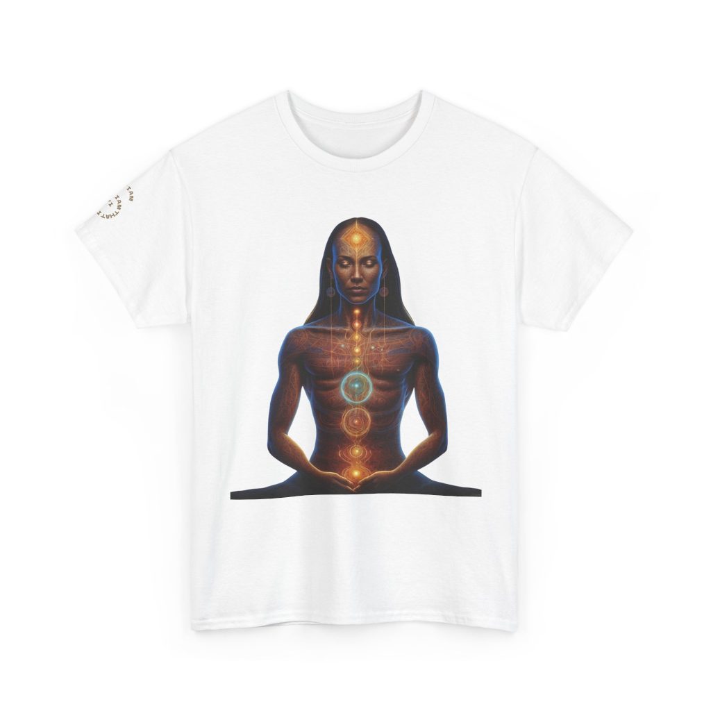 Duality & Awakening - Chakra Alignment + Cosmic Trinity | Spiritual Psychedelic T-Shirt