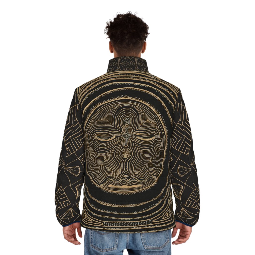 Heart Center Divine Design Men's  Puffer Jacket |