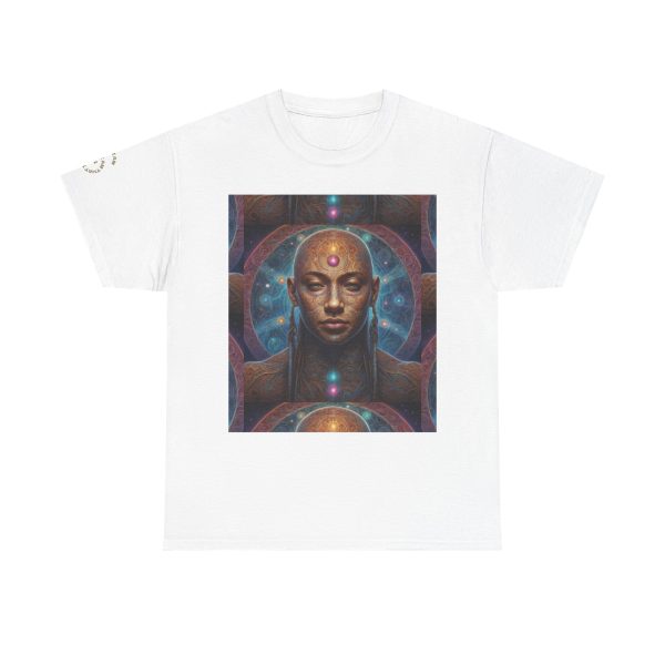 Sacred Inner Vision - Third Eye Awakening Cosmic Soul | Spiritual Psychedelic Art Unisex Heavy Cotton Tee