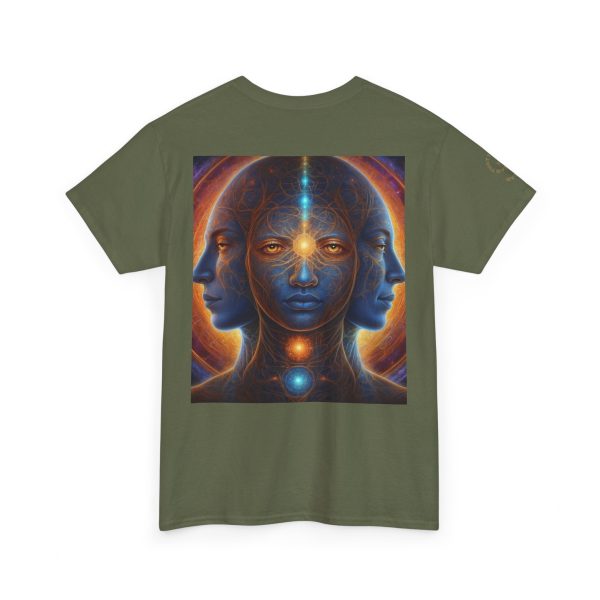 Duality & Awakening - Chakra Alignment + Cosmic Trinity | Spiritual Psychedelic T-Shirt