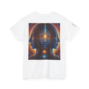 Duality & Awakening - Chakra Alignment + Cosmic Trinity | Spiritual Psychedelic T-Shirt - Image 4