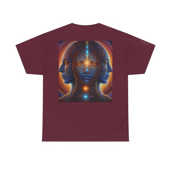 Duality & Awakening - Chakra Alignment + Cosmic Trinity | Spiritual Psychedelic T-Shirt