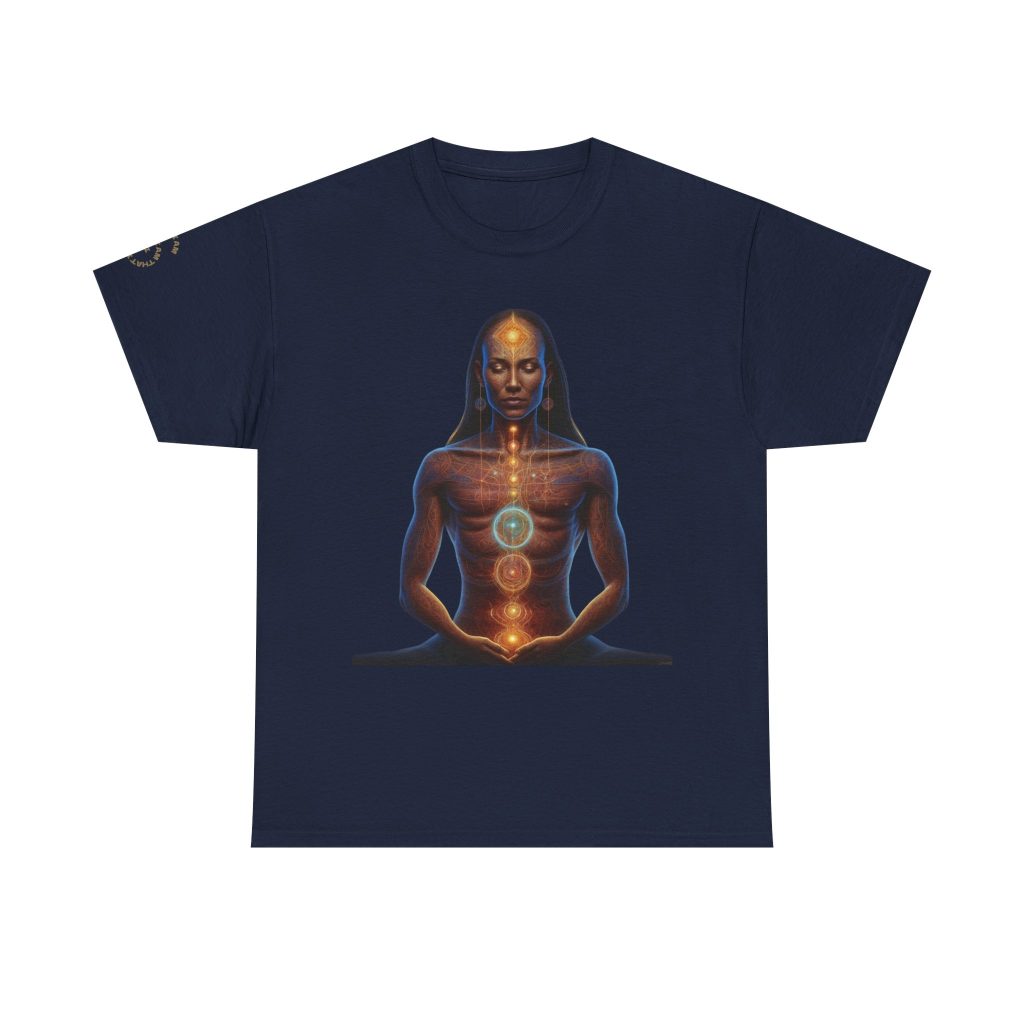 Duality & Awakening - Chakra Alignment + Cosmic Trinity | Spiritual Psychedelic T-Shirt