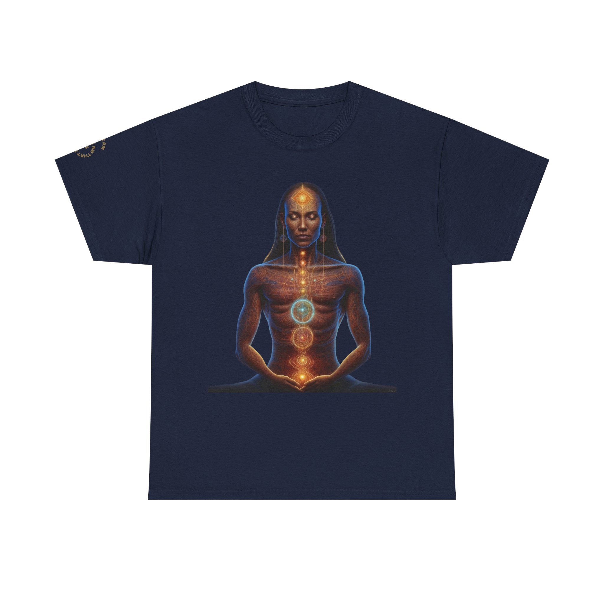 Duality & Awakening - Chakra Alignment + Cosmic Trinity | Spiritual Psychedelic T-Shirt - Image 37