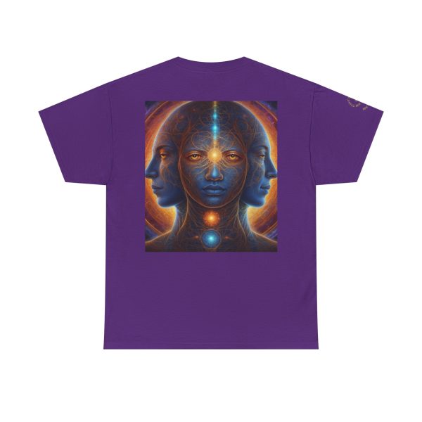 Duality & Awakening - Chakra Alignment + Cosmic Trinity | Spiritual Psychedelic T-Shirt