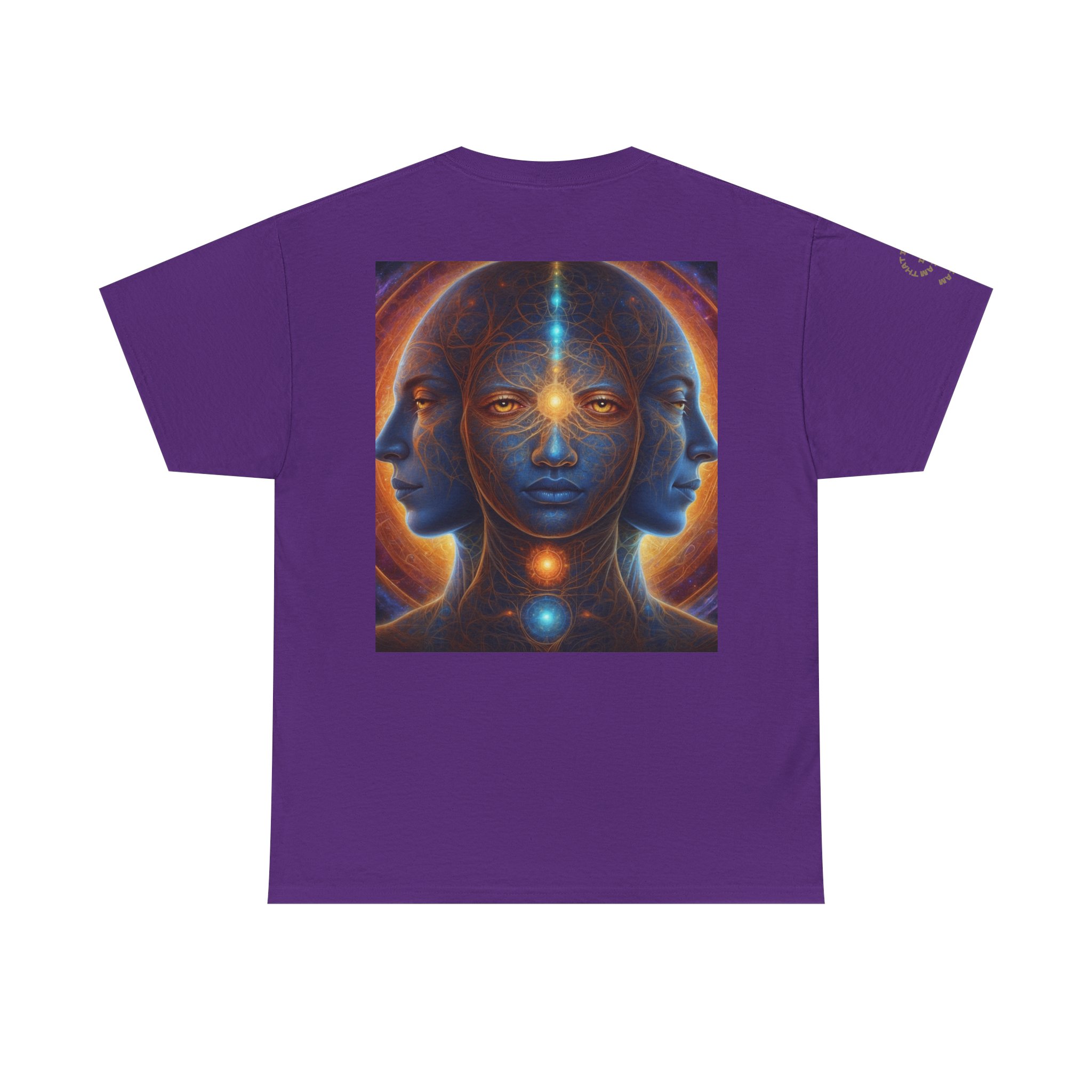 Duality & Awakening - Chakra Alignment + Cosmic Trinity | Spiritual Psychedelic T-Shirt - Image 42