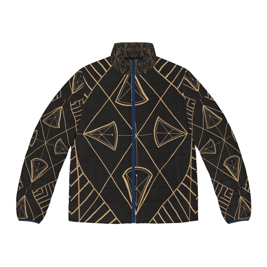Heart Center Divine Design Men's  Puffer Jacket |