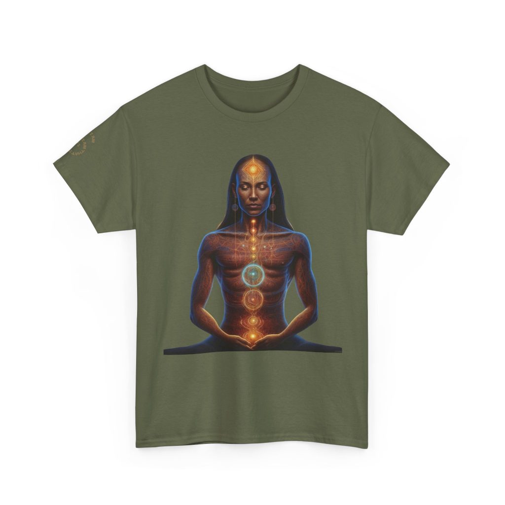 Duality & Awakening - Chakra Alignment + Cosmic Trinity | Spiritual Psychedelic T-Shirt