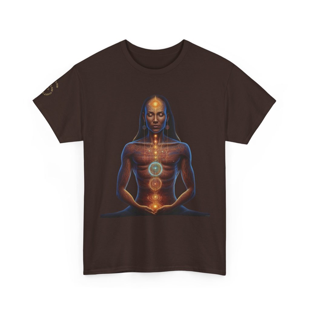 Duality & Awakening - Chakra Alignment + Cosmic Trinity | Spiritual Psychedelic T-Shirt