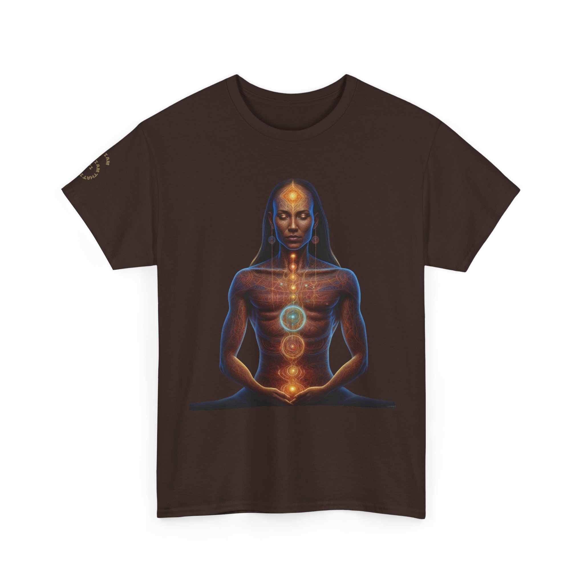 Duality & Awakening - Chakra Alignment + Cosmic Trinity | Spiritual Psychedelic T-Shirt - Image 23