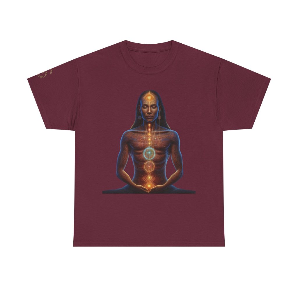 Duality & Awakening - Chakra Alignment + Cosmic Trinity | Spiritual Psychedelic T-Shirt