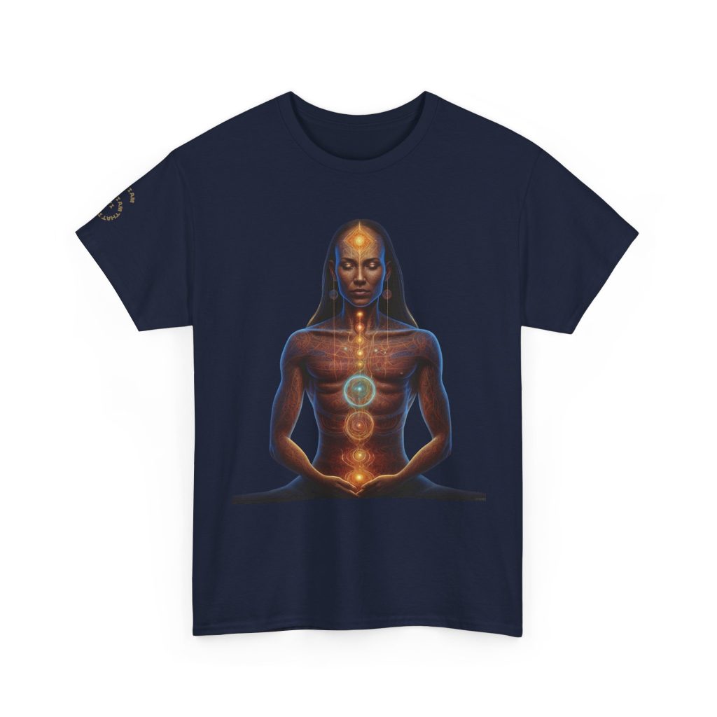 Duality & Awakening - Chakra Alignment + Cosmic Trinity | Spiritual Psychedelic T-Shirt