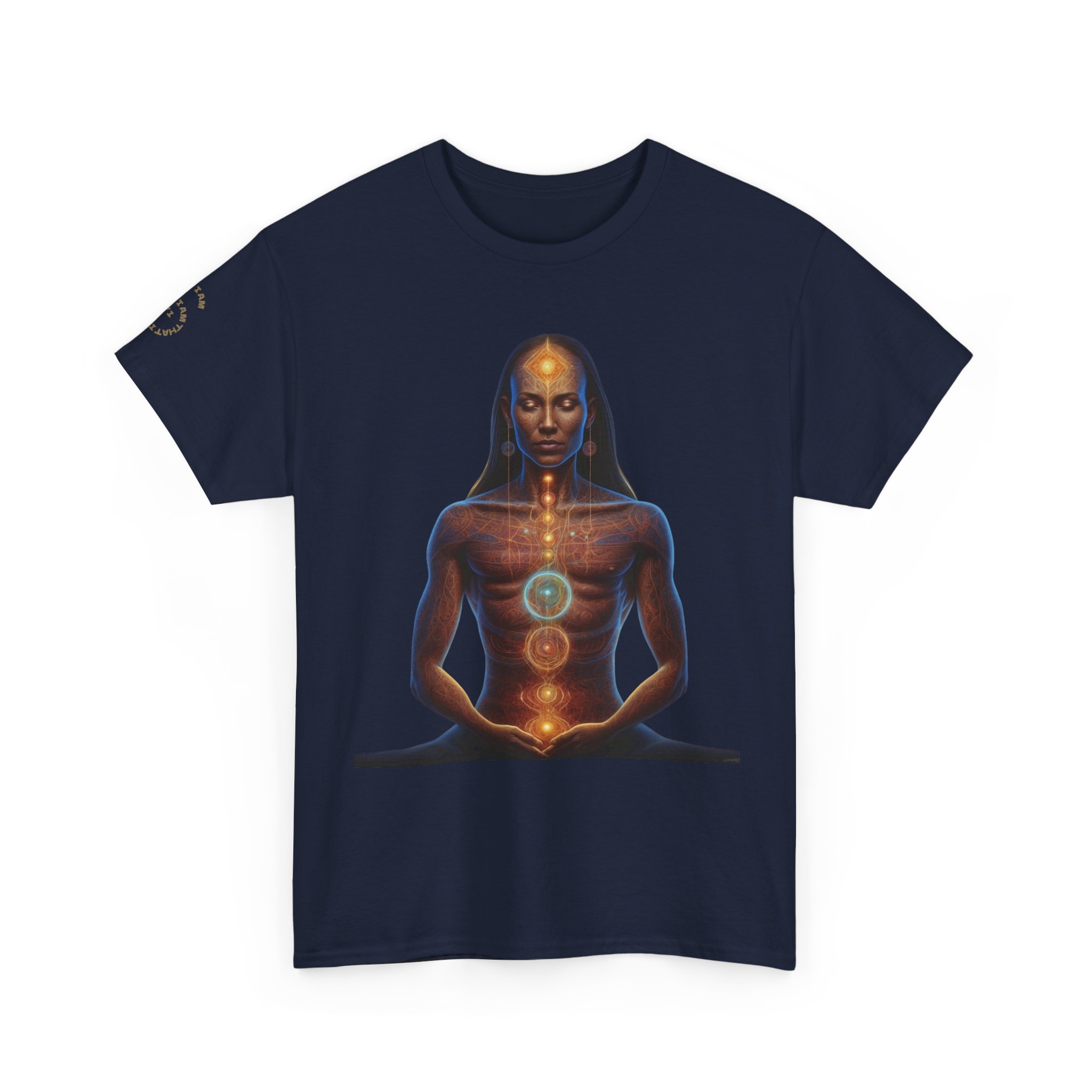 Duality & Awakening - Chakra Alignment + Cosmic Trinity | Spiritual Psychedelic T-Shirt - Image 39