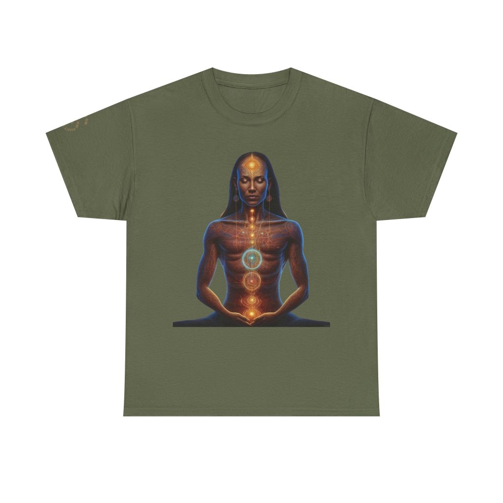 Duality & Awakening - Chakra Alignment + Cosmic Trinity | Spiritual Psychedelic T-Shirt