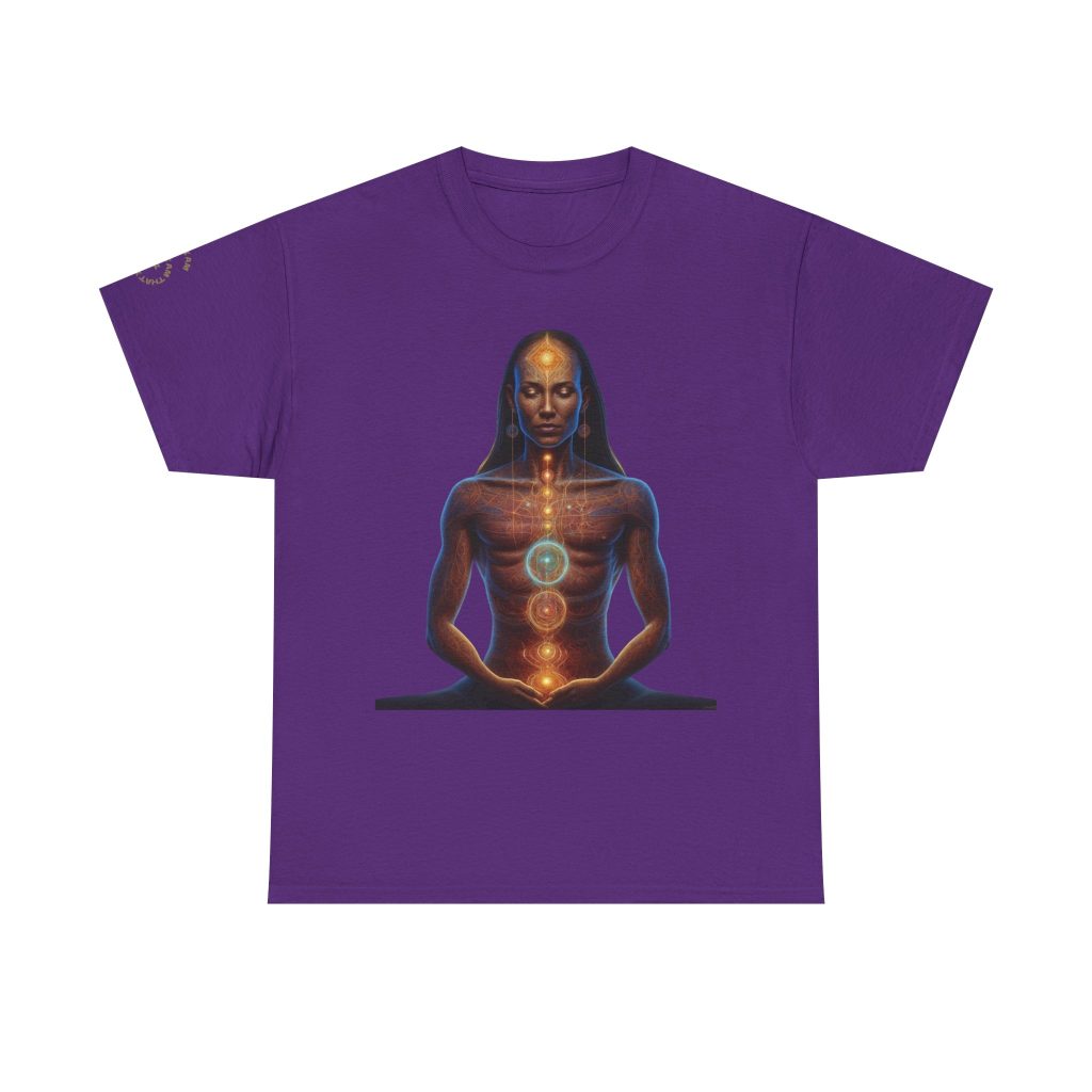 Duality & Awakening - Chakra Alignment + Cosmic Trinity | Spiritual Psychedelic T-Shirt