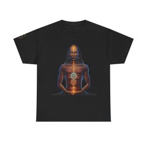 Duality & Awakening - Chakra Alignment + Cosmic Trinity | Spiritual Psychedelic T-Shirt - Image 5