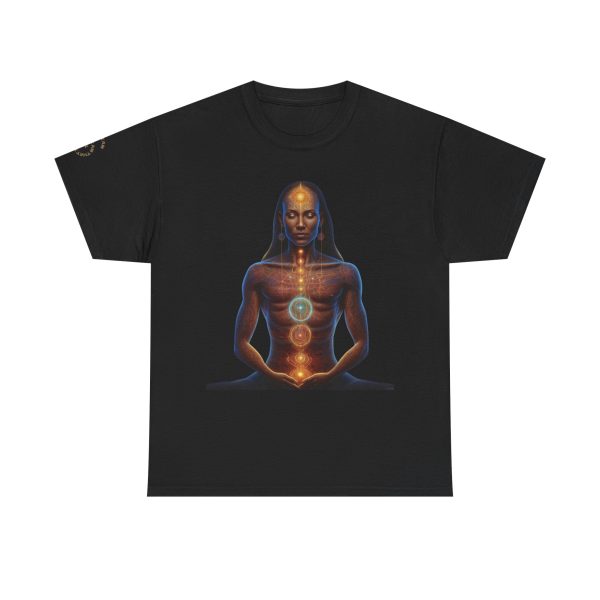 Duality & Awakening - Chakra Alignment + Cosmic Trinity | Spiritual Psychedelic T-Shirt