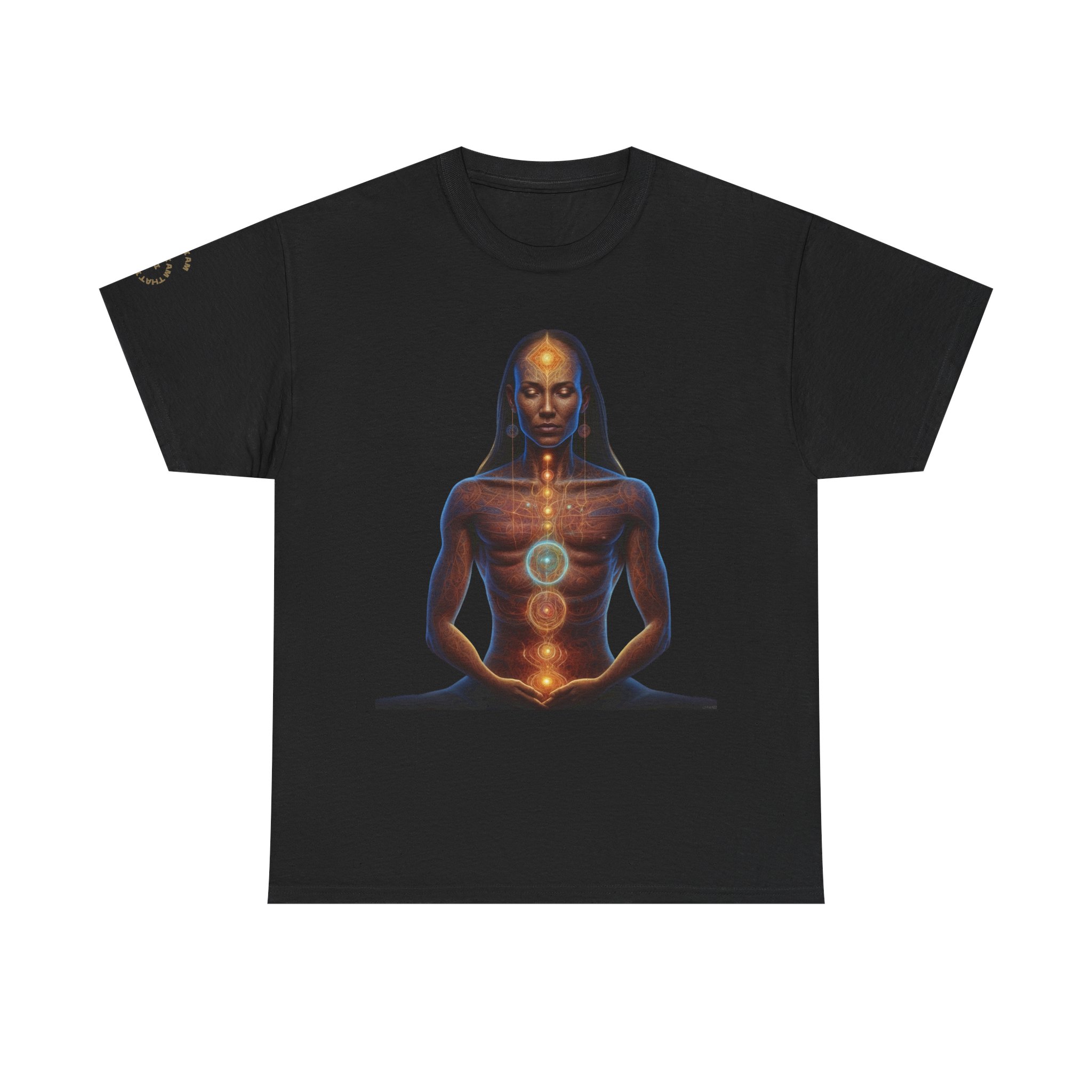 Duality & Awakening - Chakra Alignment + Cosmic Trinity | Spiritual Psychedelic T-Shirt - Image 5