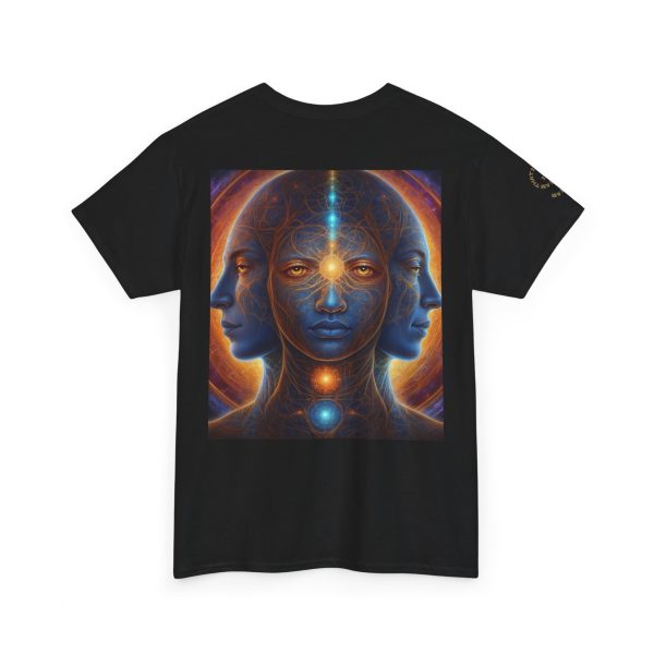 Duality & Awakening - Chakra Alignment + Cosmic Trinity | Spiritual Psychedelic T-Shirt