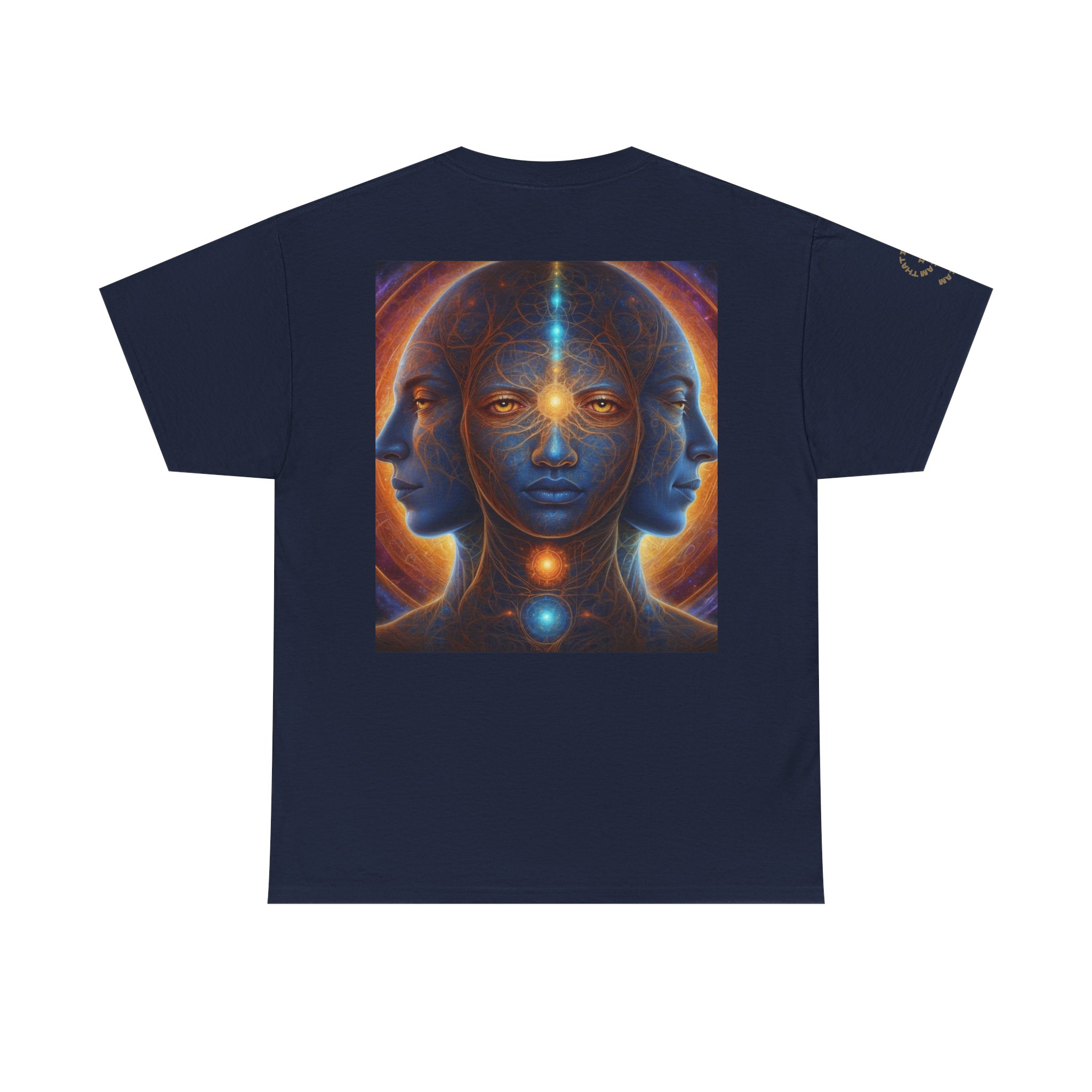 Duality & Awakening - Chakra Alignment + Cosmic Trinity | Spiritual Psychedelic T-Shirt - Image 38