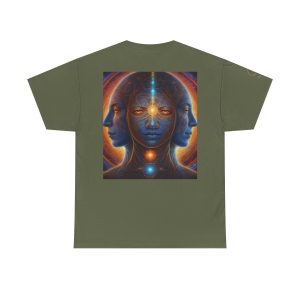 Duality & Awakening - Chakra Alignment + Cosmic Trinity | Spiritual Psychedelic T-Shirt - Image 26