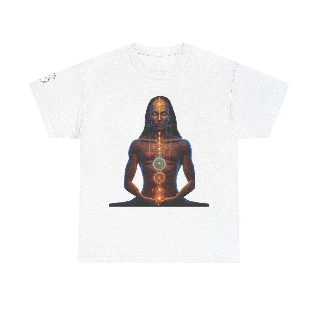 Duality & Awakening - Chakra Alignment + Cosmic Trinity | Spiritual Psychedelic T-Shirt