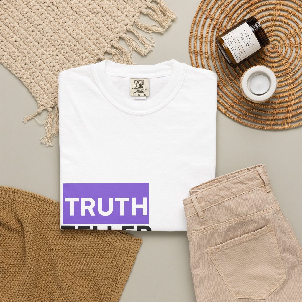Truth Teller T-Shirt | Bold Block Text Tee
