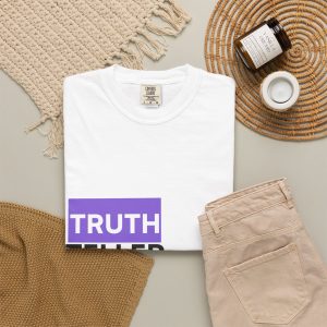 Truth Teller T-Shirt | Bold Block Text Tee - Image 18