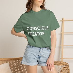 Conscious Creator T-shirt | Minimal Typography, Spiritual Affirmation - Image 29
