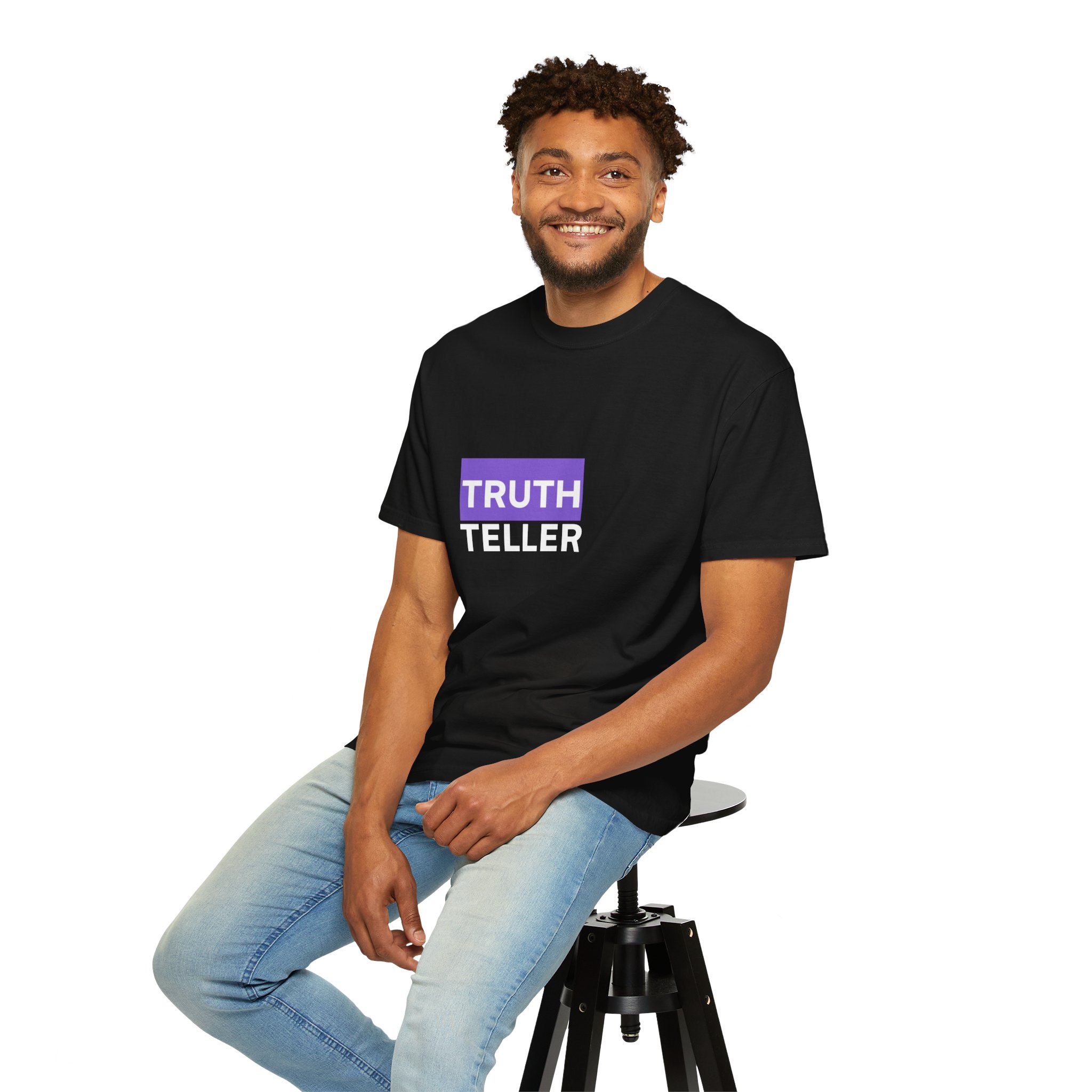 Truth Teller T-Shirt | Bold Block Text Tee - Image 7