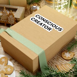Conscious Creator Stickers | Kiss-Cut, Bold Black Text - Image 9