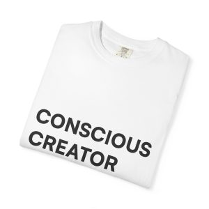 Conscious Creator T-shirt | Minimal Typography, Spiritual Affirmation - Image 11