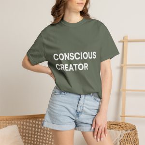 Conscious Creator T-shirt | Minimal Typography, Spiritual Affirmation - Image 26