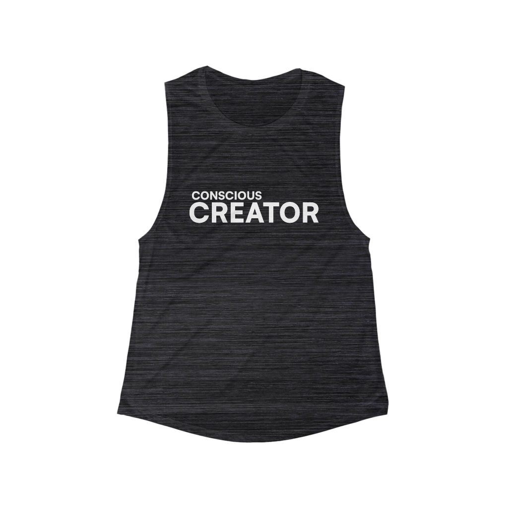 Conscious Creator Tank Top | Muscle Tank, Inspirational Text