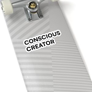 Conscious Creator Stickers | Kiss-Cut, Bold Black Text - Image 8
